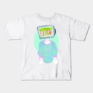 Pastel Error Computer Object Head Kids T-Shirt